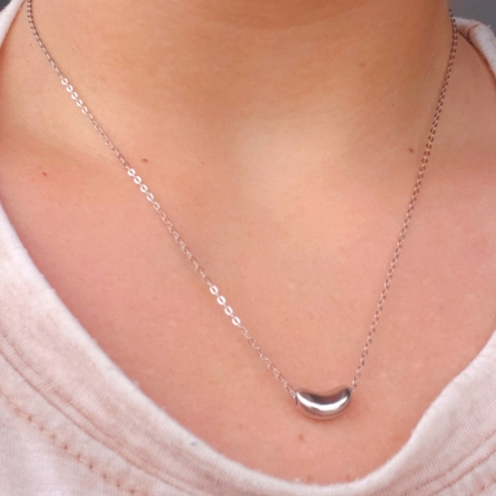 Tiffany Elsa Peretti-style Bean Necklace